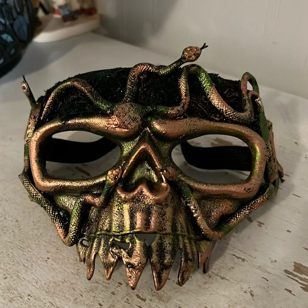 Handmade Medusa snake mask Halloween cosplay